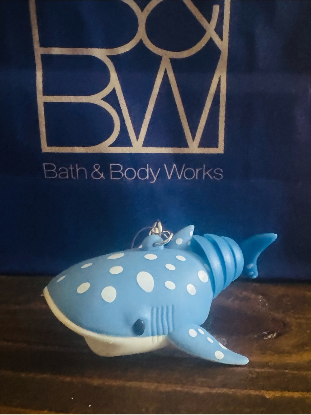 Bath & Body Works Blue Shark Pocket Bac Holder